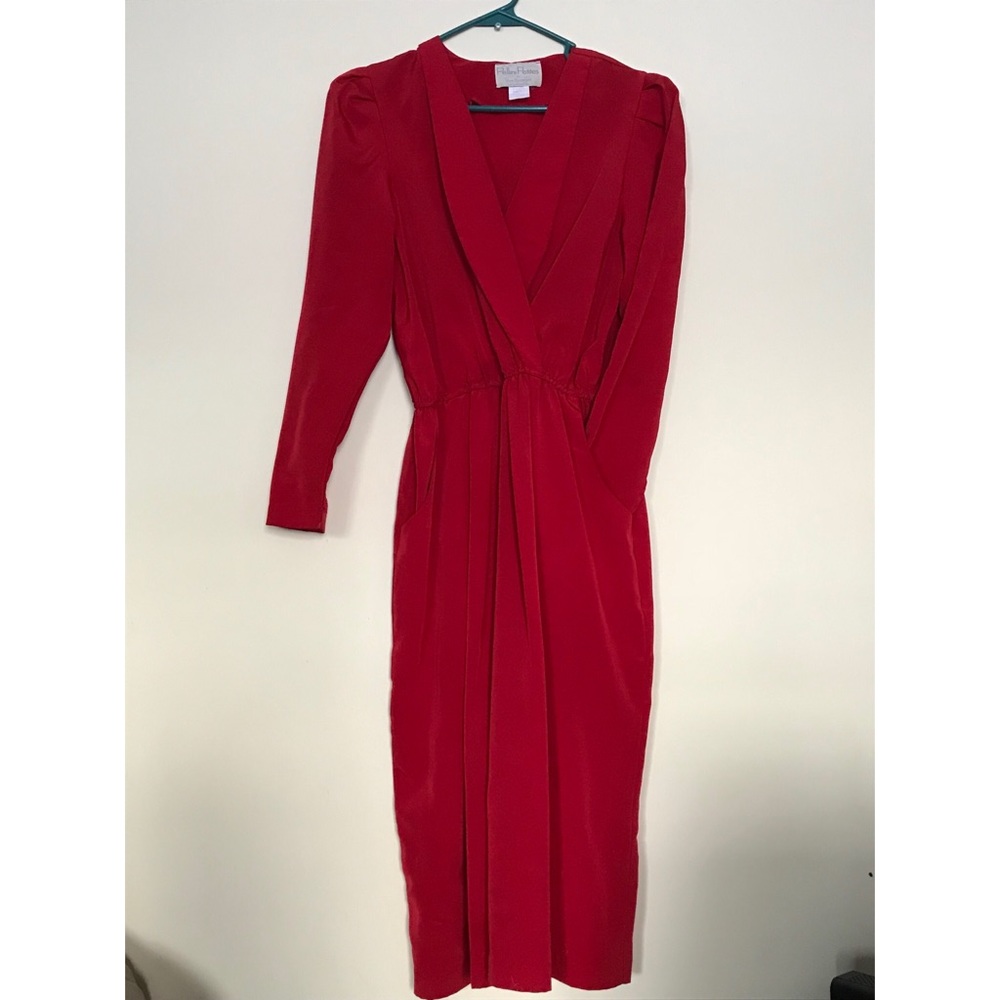 Vintage Red Midi Dress